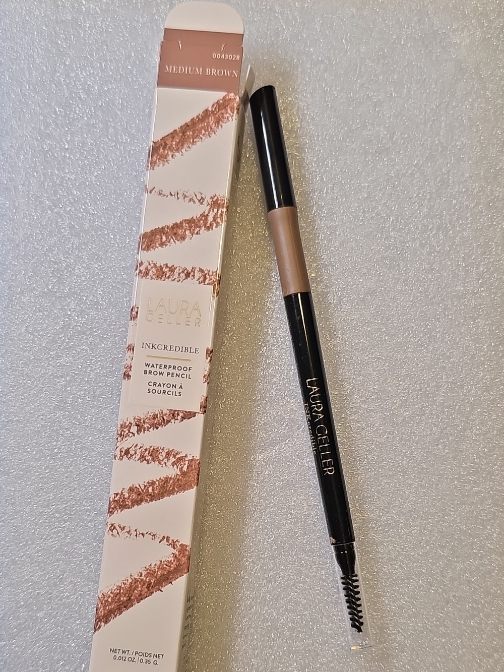 Laura Geller Inkcredible Waterproof Brow Pencil — Medium Brown Shade